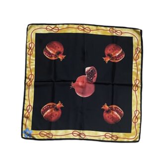 Foulard donna 100% seta Melograno Nuovo Articolo Made in Italy